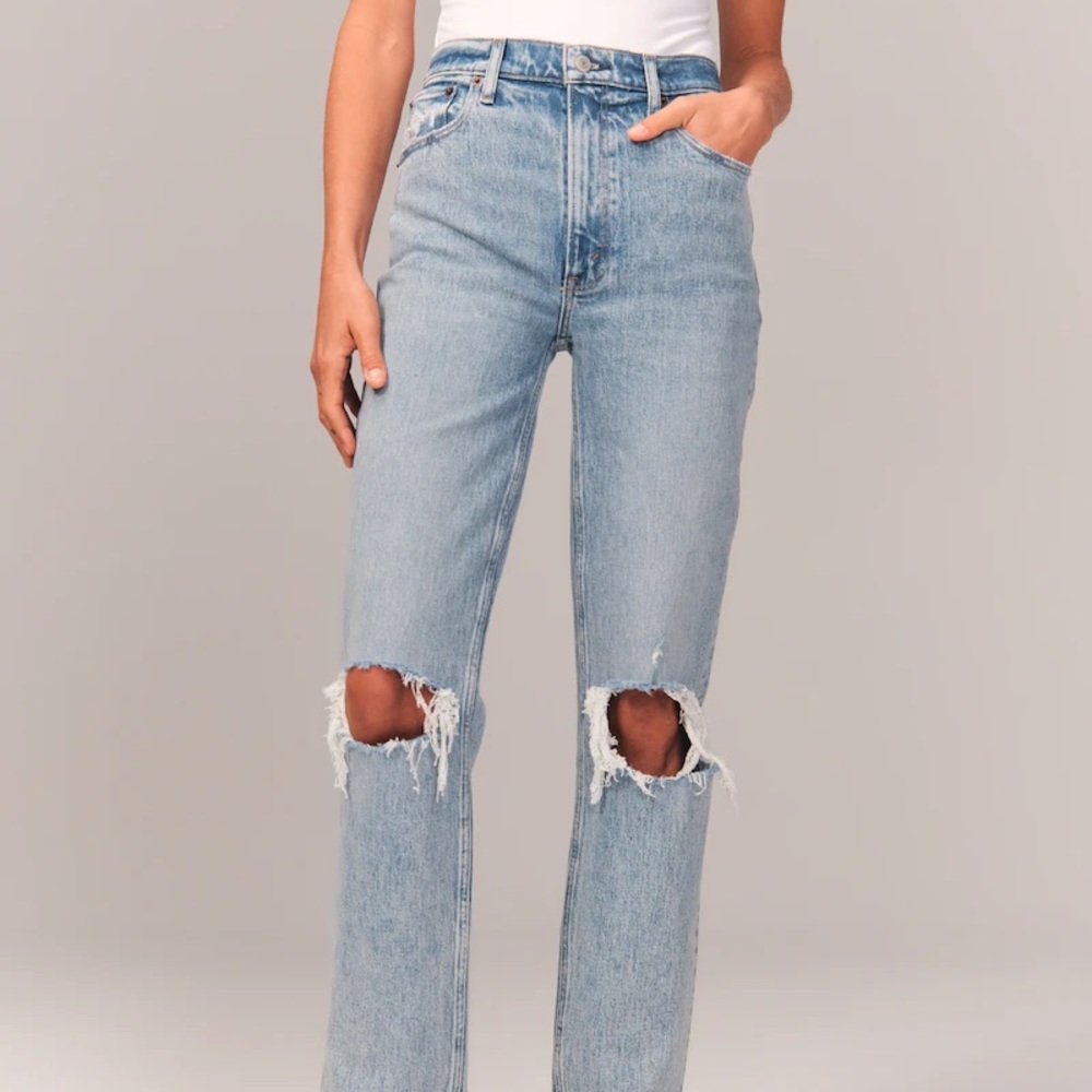 90s Ultra High Rise Straight Jeans